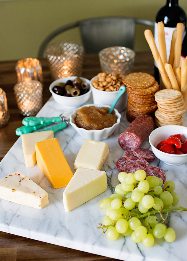 Baked Bree Cheese Plate with Caramel Apple Butter