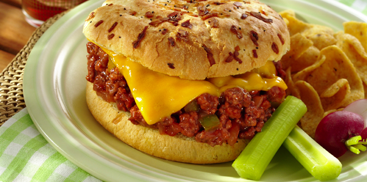 Barbecue Sloppy Joe Lunch Sandwich Recipe | Sargento® Cheddar