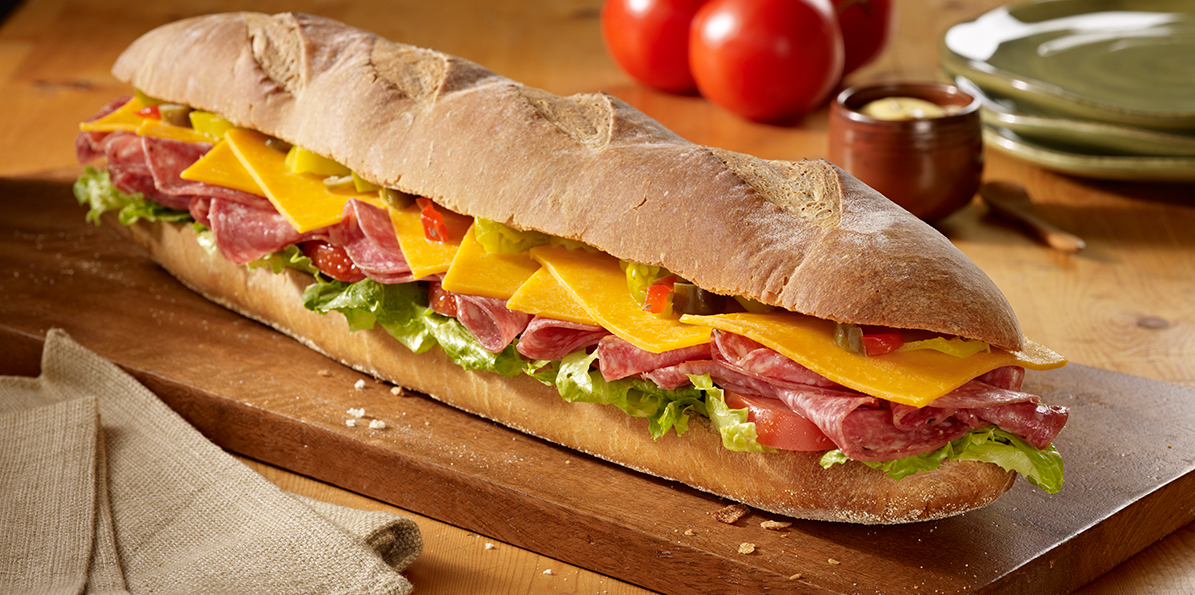 Game Day Sub Sandwich Recipe Sargento® Medium Cheddar Cheese